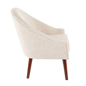 Bacci Accent Chair Oatmeal Side Affordable Portables