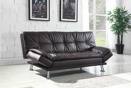 Dilleston Brown Sofa Bed Affordable Portables