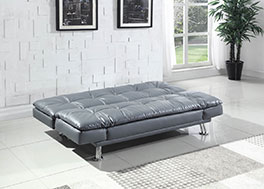 Dilleston Grey Sofa as a Bed Affordable Portables
